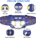 LHKNL Headlamp Flashlight, Lumen Ultra-Bright LED Rechargeable Headlight - Image 2