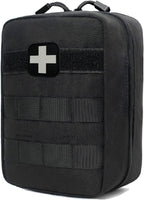 First Aid Kit EMT Medical IFAK Pouch, Molle Tactical Med Emergency Trauma Bag by GHFY