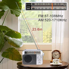 Retekess TR604 AM FM Radio Portable Transistor Analog Radio - Image 2