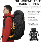IX INOXTO 55L Internal Frame Waterproof Hiking Camping Backpack - Image 3