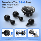 1-Inch Ball Adapter Kit for RAM Mounts – Includes 20mm Ball Adapter, 17mm Ball - Image 2