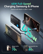 INIU PawGo Portable Charger, 45W PD 10000mAh Slim Power Bank - Image 2