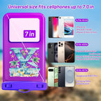 Personalized Initial Waterproof Phone Pouch Case - Image 2