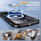 Red2Fire for iPhone 16 Case Waterproof, Phone Case 6.1" Black/Clear - Image 5