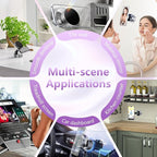Vacuum Magnetic Phone Holder, Foldable Magnetic Suction Phone Mount, 360° - Image 6