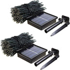 2 Pack 480 LED Solar Chrismas Lights Outdoor, 170 FT Super Long Solar String - Image 6