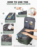 coofay Large Vacuum Backpack Travel - Image 3
