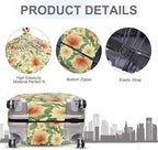 ANNA QUEEN Floral Botanical Luggage Cover, Vintage Flower Suitcase Protector - Image 3