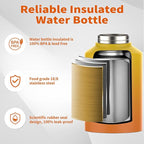 WATERSY 1 Gallon Water Bottle Insulated, BPA Free&Leak Proof, 128oz Stainless - Image 3