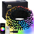 JMEXSUSS APP Controlled Color Changing Christmas Lights, 66ft 200 LED RGB by JMEXSUSS