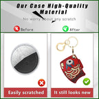 BORKUANA Leather Keychain Holder Case Compatible - Image 3