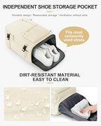 WONHOX Large Travel Backpack Carry on Flight Approved Laptop Work Business - Image 6