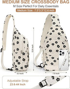 Capolo Sling Bag for Women Men Waterproof Crossbody Bags for Women Trendy - Image 3