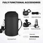 RAYMYLO Insulated Water Bottle 64 oz, Triple Wall Vacuum Stainless Steel - Image 6
