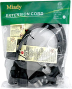 Miady Flat Plug Extension Cord 1 Ft, 90 Degree Plug Adapter, 3 Prong Grounded - Image 8