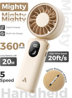 Aecooly Mighty Portable Handheld Fan | 20H Max Cooling Time | 3 Flexible Modes - Image 2