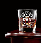 Nogrit World's Best Dad Whiskey Glasses 10 oz, Best Dad Gifts - Image 3