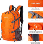 NODLAND Lightweight Backpack, Travel 40L Foldable Water-Resistant Daypack - Image 4
