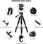 JOILCAN Tripod Camera Tripods, Heavy Duty Cameras Tripod Stand, Professional - Image 7