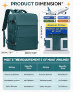 coofay Travel Backpack Carry on Flight Approved Mochila De Viaje Carry on - Image 3