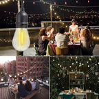 Jslinter 24-Pack LED 1W String Light Bulbs, S14 Plastic Shatterproof Edison - Image 6