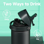 24 oz Insulated Water Bottle for Sports: Meoky Stainless Steel Water Bottle - Image 3