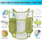INOXTO Running Hydration Vest Backpack, Lightweight Insulated Pack - Image 4