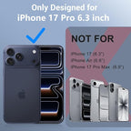 Red2Fire for iPhone 17 Pro Case Waterproof, Phone Case 6.3" Orange/Clear - Image 7