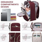 LOVEVOOK 40L Large Travel Backpack - Image 4