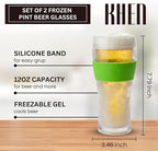 Frozen Pint Beer Glasses - Image 5