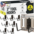 DC Cargo Mall Dual Arm Tool Hook Hanger E Track Accessories 3" Deep by DCCargo