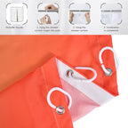 Rainbow Shower Curtain, Children Colorful Rainbow Kid Girls Cute Bathroom - Image 6
