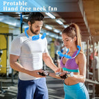 Portable Neck Fan Rechargeable Personal Hand-Free Fan Mini USB Wearable - Image 4