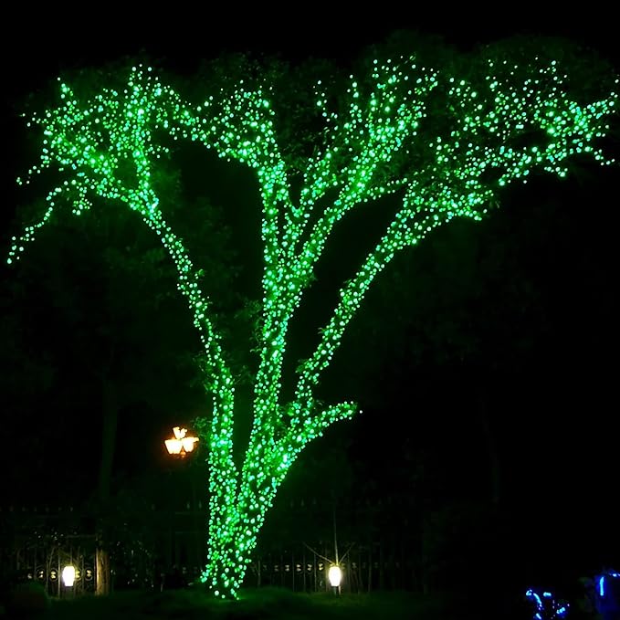 DAZZLE BRIGHT Christmas 300 LED String Lights, 100FT Connectable String Lights - Image 2