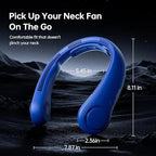 JISULIFE Portable Neck Fan Upgraded, Neckbrace Personal Hands Free, 5 Speed - Image 5