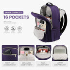 LOVEVOOK Laptop Backpack for Women 15.6 inch, Cute Women Travel Backpack Purse - Image 2