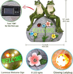 Nacome Solar Garden Outdoor Statues Frog - Image 3