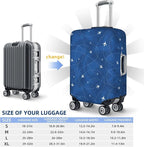 Travel Luggage Cover with Airplane & Route Pattern, Suitcase Protector - Image 6