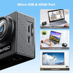 AKASO Brave 4 Action Camera 4K 30fps Ultra HD WiFi Sport Cameras - Image 4