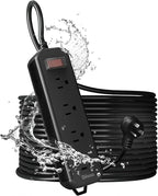 Outdoor Power Strip Weatherproof, 50 FT Extension Cord, Diivoo Waterproof Surge by Diivoo
