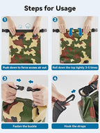 HEETA Waterproof Dry Bag for Women Men, 5L/10L/20L/30L/40L Roll Top Lightweight - Image 4