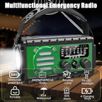 Aivica 20000mah Emergency Radio, SW/NOAA/AM/FM Weather Radio, Solar Powered - Image 7