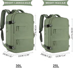 coowoz Large Travel Backpack For Women Men, Carry On Backpack Flight Approved - Image 3