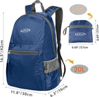 G4Free 20L Lightweight Packable Backpack Travel Hiking Daypack Foldable Backpack - Image 2