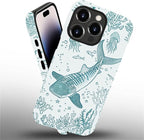 for iPhone 14 Pro Case, HH2 Ocean Whale Shark Hybrid 2 Layer Hard Shell - Image 2