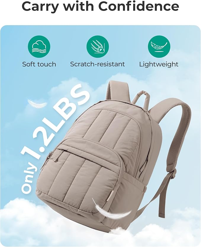 BAGSMAT Womens Backpack Travel Laptop Backpack - Image 6