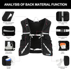 INOXTO Running Hydration Vest Backpack, Lightweight Insulated Pack - Image 3