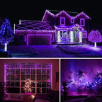 HOME LIGHTING 66ft Halloween Decorative Mini Lights, 200 LED Green Wire Fairy - Image 3