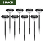 Kingsyard 8 Pack Solar Pathway Lights Outdoor Waterproof IP67, Bright Color - Image 5