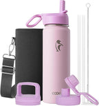 Coolflask Water Bottle 24 oz Insulated by Coolflask
